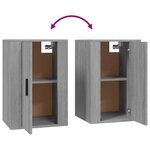 vidaXL Ensemble de meubles TV 2 Pièces Sonoma gris Bois d'ingénierie