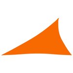 vidaXL Voile de parasol Tissu Oxford triangulaire 4x5x6 4 m Orange