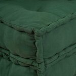 vidaXL Canapé modulaire 4 Pièces Vert 70 x 70 x 56 cm tissu