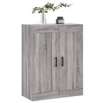 vidaXL Armoire murale sonoma gris 69 5x34x90 cm bois d'ingénierie