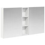 vidaXL Ensemble de Meubles de Salle de Bain 3 Pièces 120 x 14 5 x 70 cm