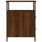 vidaXL Tables de chevet 2 Pièces chêne marron 44x45x60 cm bois ingénierie