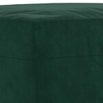 vidaXL Repose-pied Vert foncé 60x50x41 cm Velours