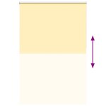 vidaXL Store enrouleur occultant jaune largeur du tissu 156 6 cm