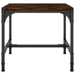 vidaXL Tables d'appoint 2 Pièces Chêne fumé 40x40x35 cm Bois d'ingénierie