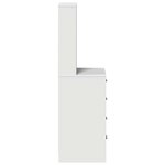 vidaXL Haut Armoire Blanc 40 x 41 x 135 cm Bois d'ingénierie