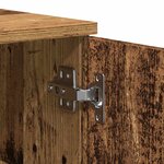 vidaXL Meuble TV vieux bois 140x35x40 cm bois d'ingénierie