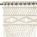 vidaXL Rideau en macramé 140x240 cm Coton