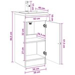 vidaXL Meuble de salle de bain avec évier Chêne Sonoma