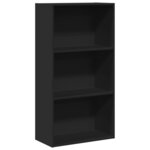 vidaXL Bibliothèque noir 60x30x114 cm bois d'ingénierie