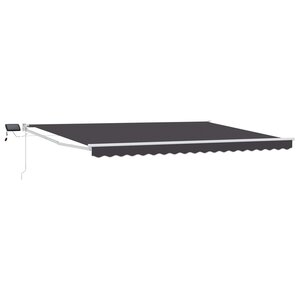 vidaXL Store rétractable manuel avec LEDs 4 5 × 3 m