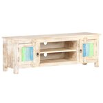 Vidaxl meuble tv 120x30x40 cm bois d'acacia brut