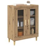 vidaXL Buffet Chêne artisanal 69 5 x 34 x 90 cm Bois d'ingénierie