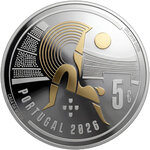 Monnaie FIFA WORLD CUP Argent 5€ Euro Portugal 2026 (PRÉCOMMANDE)