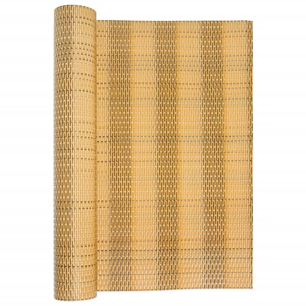 vidaXL Paravent de balcon marron clair 400x90 cm résine tressée