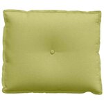 vidaXL Coussin de Dos Vert clair 60 x 19 x 50 cm tissu