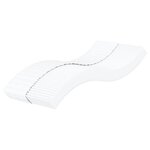 vidaXL Lit de jour avec matelas gris clair 100x200 cm velours