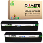 973X - 2 cartouches de toner compatible HP 973X Noir - Entreprise française - pour HP PageWide Managed MFP P57750, P55250; PageWide Pro 452, 477, MFP 477