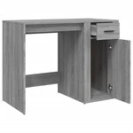 vidaXL Bureau Sonoma gris 100x49x75 cm Bois d'ingénierie