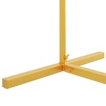 vidaXL Arche de mariage Doré 100 x 39 x 200 cm Acier