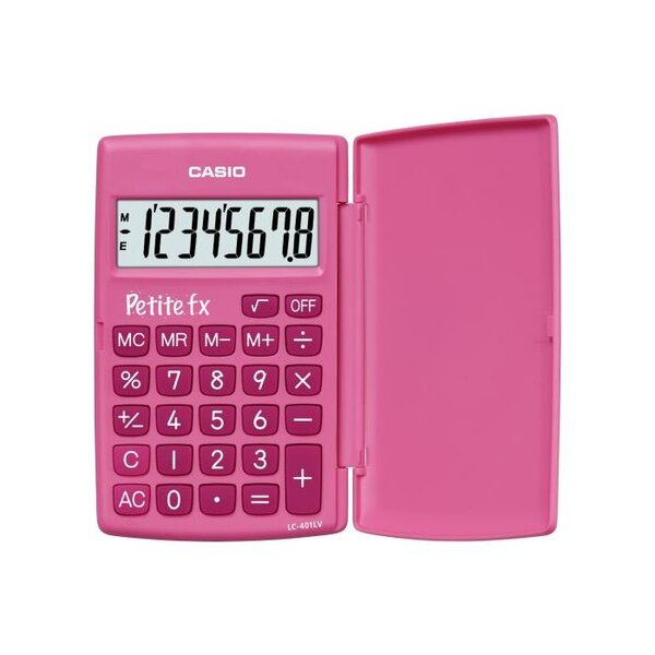 Calculatrice scientifique 'petite FX' rose CASIO