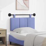 vidaXL Tête de lit suspendue Bleu denim Tissu