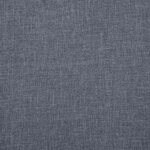 vidaXL Canapé à 2 places Tissu Gris foncé