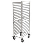 Chariots de débarrassage démontable 12 niveaux gn 2/1 - combisteel -  - inox 655x590x1785mm