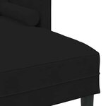 vidaXL Ensemble de Canapés 2 Pièces Noir 173 x 131 x 67 cm Velours