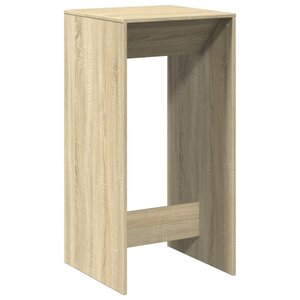 vidaXL Table de bar chêne sonoma 51x50x103 5 cm bois d'ingénierie