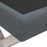 Tabouret de rangement 45 x 45 x 49 cm velours gris foncé 02_0010869