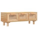 vidaXL Table basse Marron 80x40x30 cm Bois d'ingénierie et pin massif