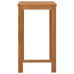 vidaXL Ensemble de bar de jardin avec coussins 3 Pièces Gris