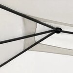 vidaXL Belvédère avec revêtement de poteaux 2 98x5 3x2 59 m 160 g/m²