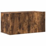 vidaXL Ensemble de meubles TV 4 Pièces Chêne fumé Bois d'ingénierie