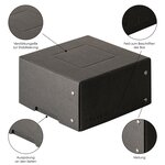 Purebox Black 150x150 85mm - Noir - Falken