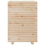 vidaXL Jardinière 50x50x72 cm bois de pin massif