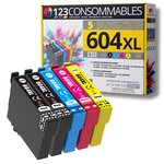 604XL - Pack 5 cartouches Epson 604XL compatibles XP-2200 XP-3200 XP-4200