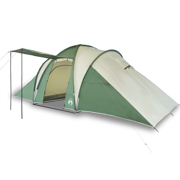 vidaXL Tente familiale à dôme 6 personnes vert imperméable