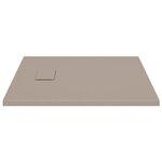 vidaXL Receveur de douche SMC Marron 90x90 cm