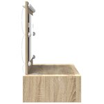 vidaXL Table de Toilette Marron 100 x 40 x 70 cm Bois d'ingénierie
