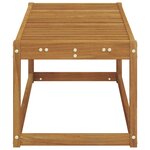 vidaXL Banc de Jardin Naturel 115 x 43 x 37 cm Bois d'Acacia Massif