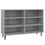 vidaXL Buffet sonoma gris 103 5x35x70 cm bois d'ingénierie