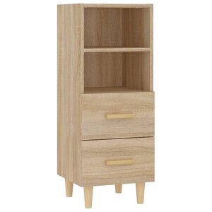 vidaXL Buffet Chêne sonoma 34 5x34x90 cm Bois d'ingénierie