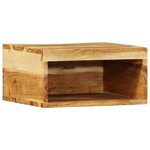 VidaXL Meuble TV mural 40x30x19 cm bois massif d'acacia