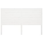 vidaXL Tête de lit Blanc 206x4x100 cm Bois massif de pin