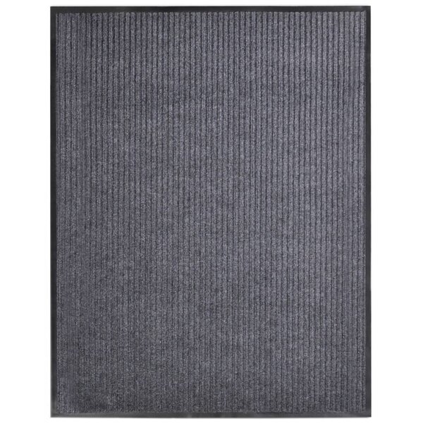 vidaXL Tapis d'entrée gris 117x220 cm PVC