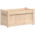 vidaXL Jardinière d'extérieur 60x31x31 cm bois de pin massif