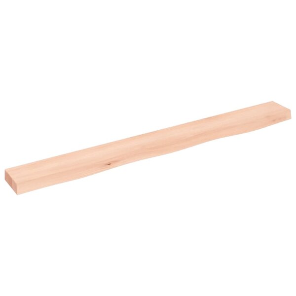 vidaXL Étagère murale 100x10x4 cm bois de chêne massif non traité