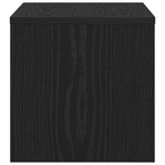vidaXL Cabinet de chevet 2 Pièces Chêne noir 40 x 40 x 30 cm